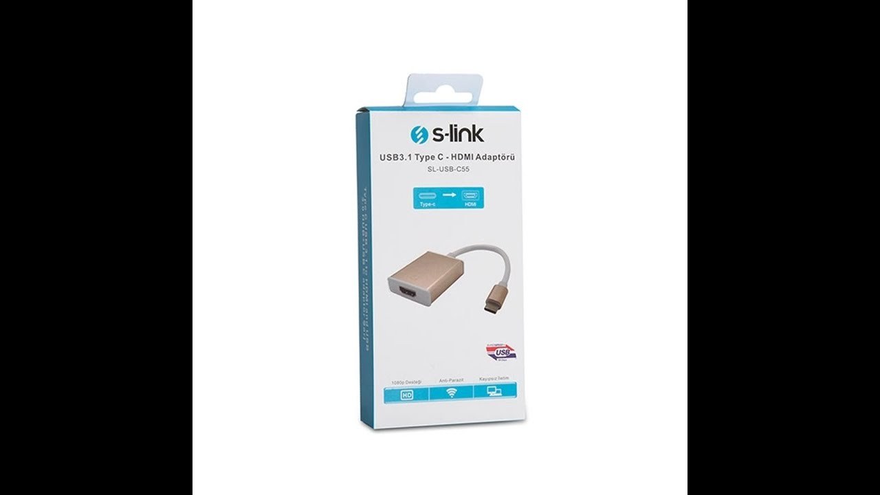 S-Link SL-USB-C55 адаптер USB Type-C — HDMI