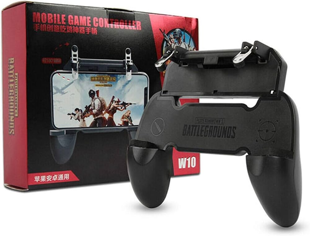 Hytech HY-PG10 Phone-Compatible Trigger Gamepad, Black