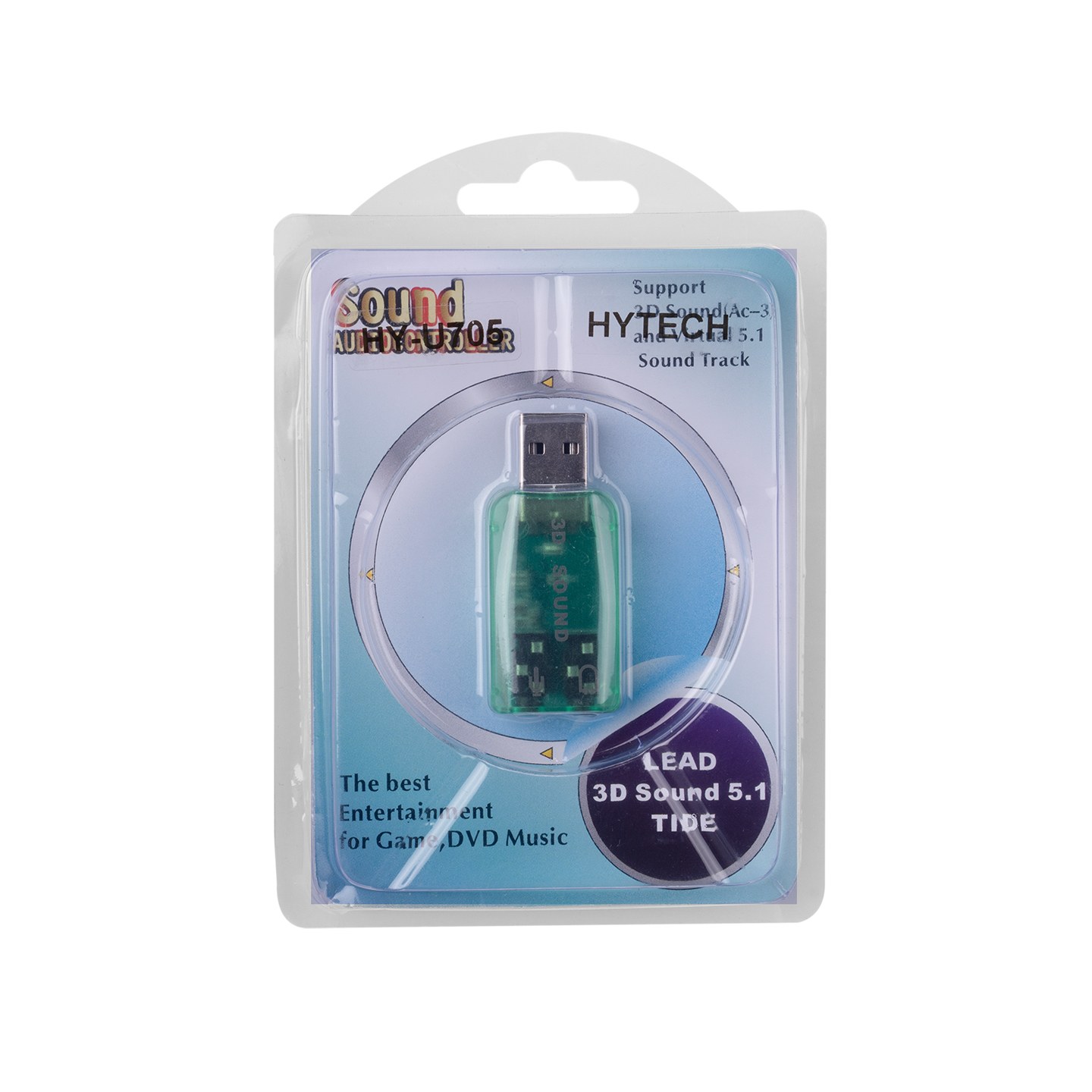 Hytech HY-U705 USB 2.0 5.1-Channel Sound Card