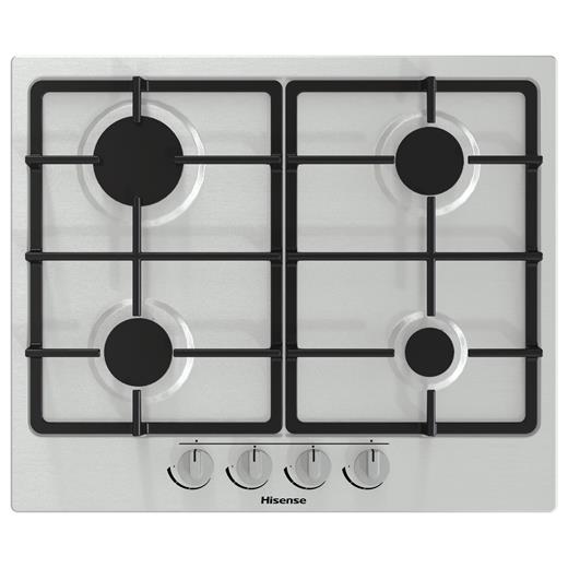 HISENSE GM643XF 4 GÖZLÜ GAZLI 60CM ANKASTRE OCAK INOX