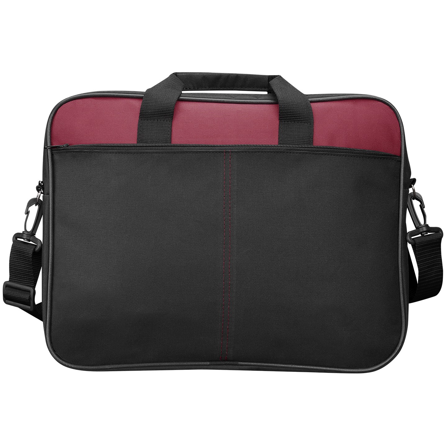Snopy DR-650 15.6-inch Black/Burgundy Laptop Bag