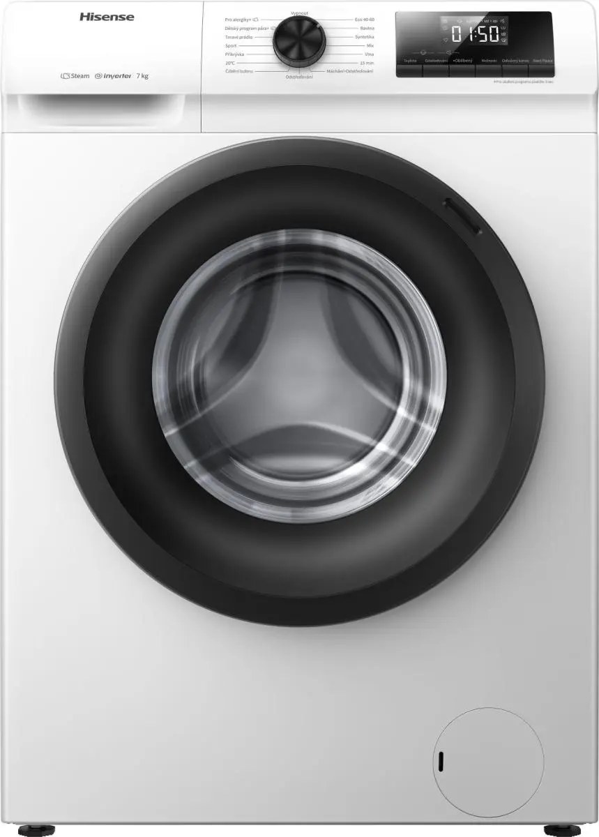Hisense WFQP7012EVM 7 kg 1200 rpm Washing Machine, White