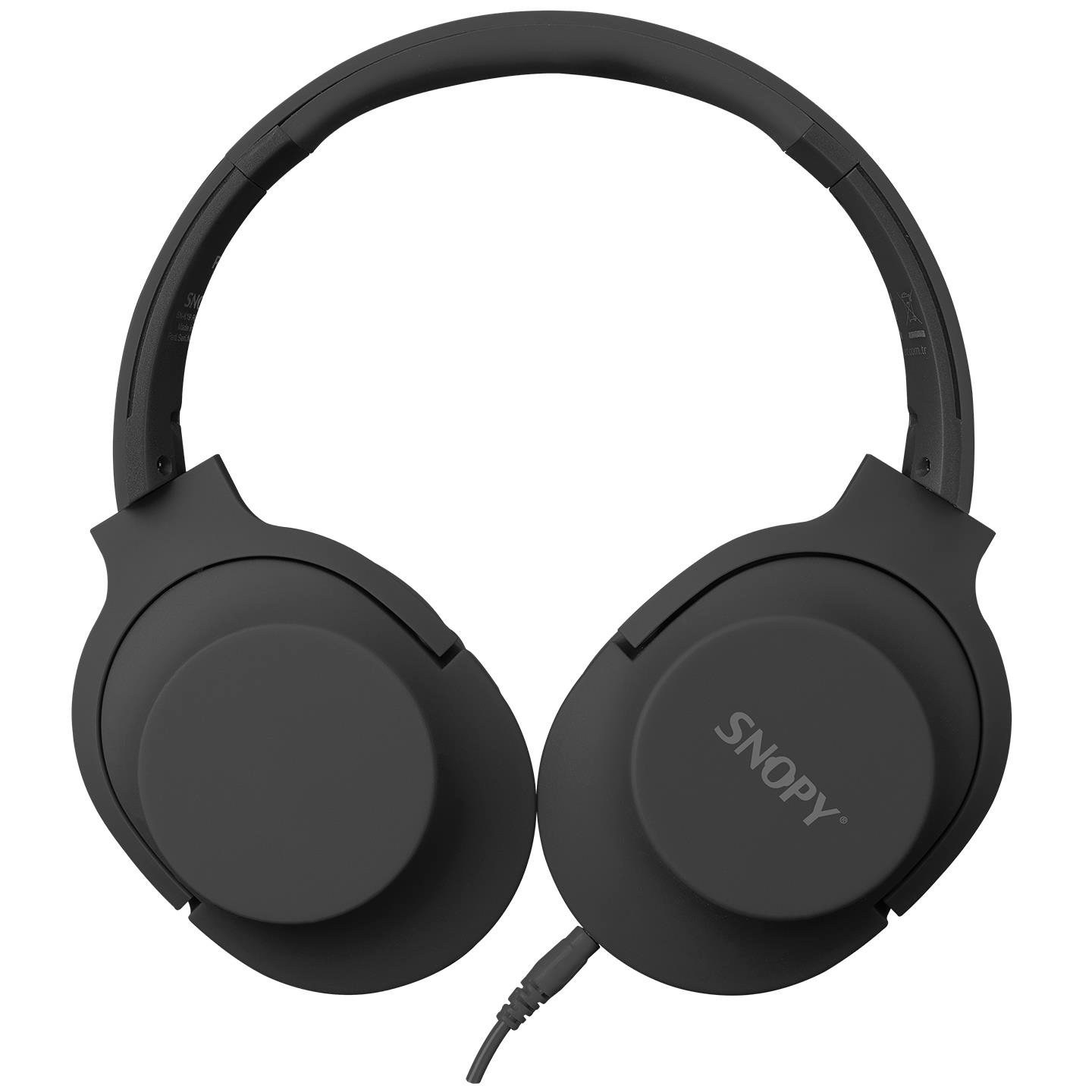 Snopy SN-K19 REMINOR, чёрные проводные наушники с микрофоном, 3,5 мм