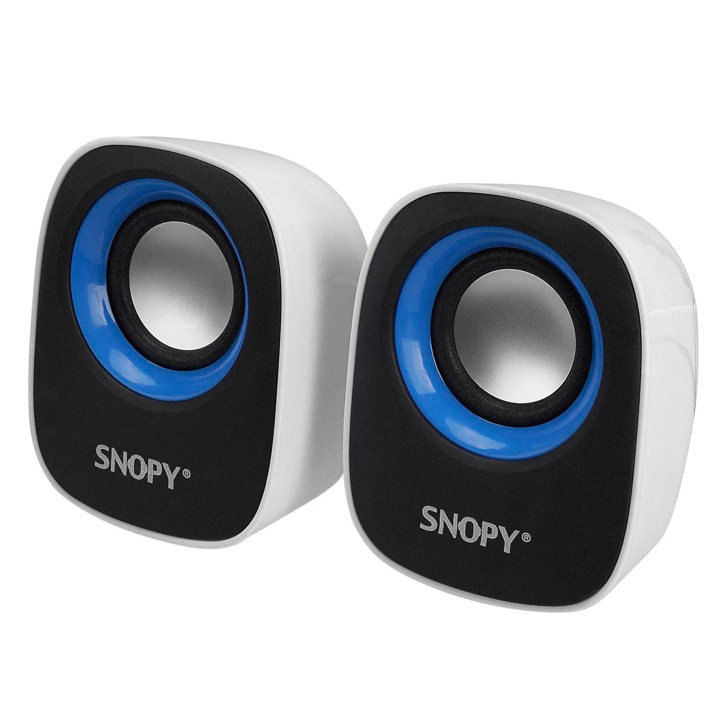Snopy SN-120 2.0 White/Blue USB Speakers