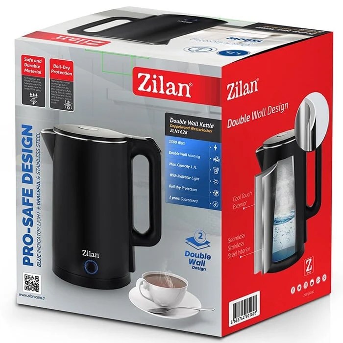 Zilan ZLN1628 Su Isıtıcı (Siyah) (EX)