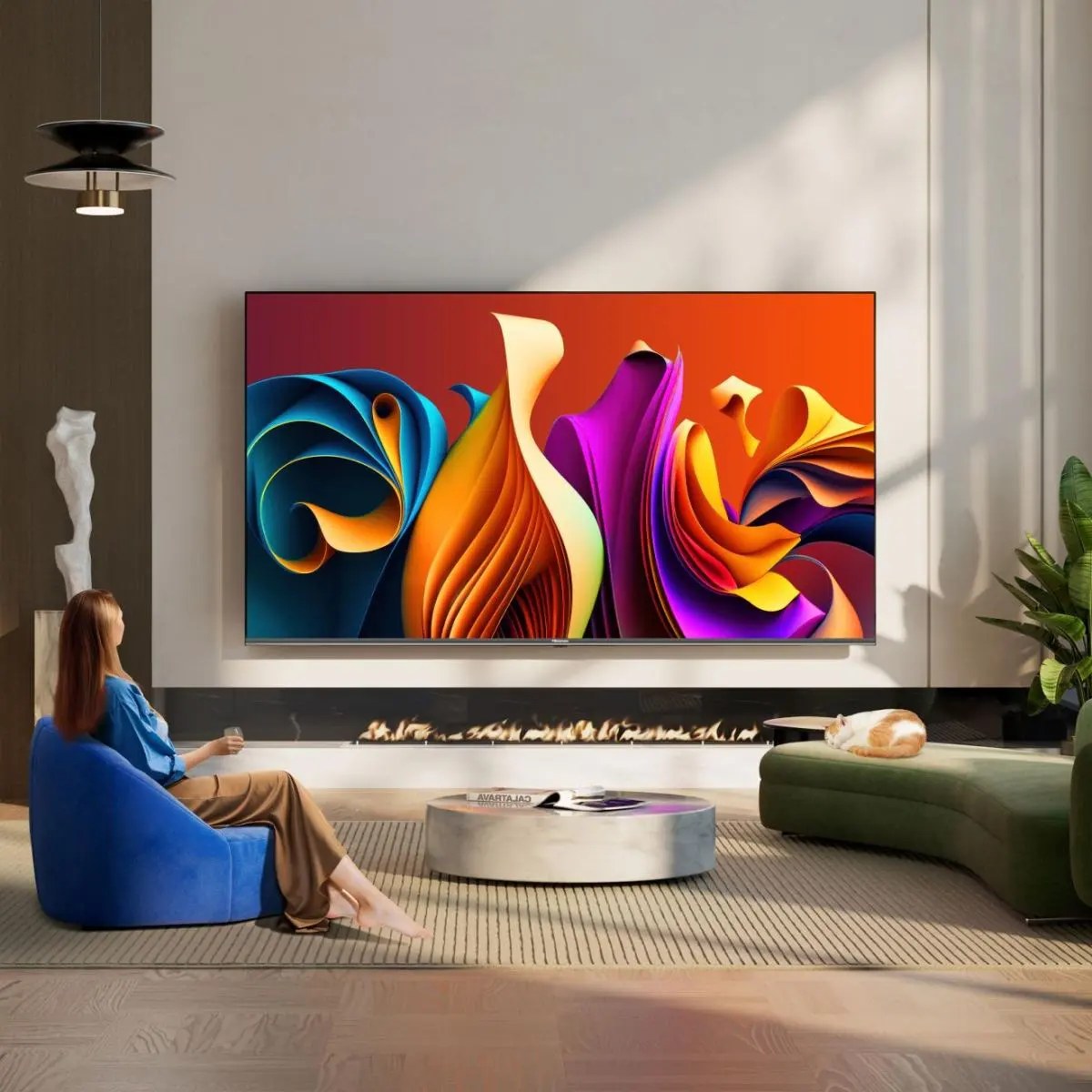 Hisense 55A7NQ 55-дюймовый 4K QLED Smart TV, чёрный/тёмно-серый