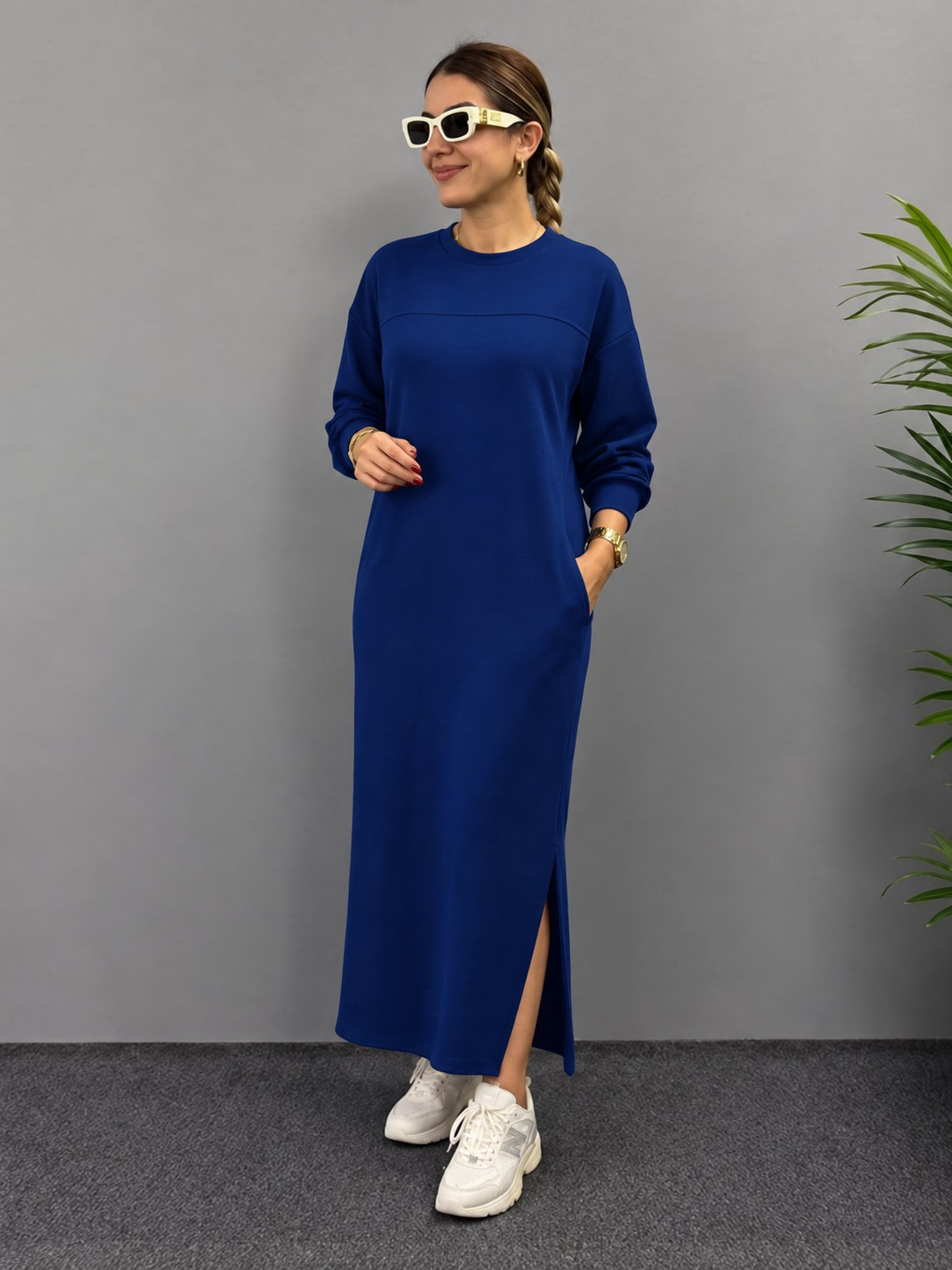 Girince 194854 Women's Long-Sleeve Maxi Dress