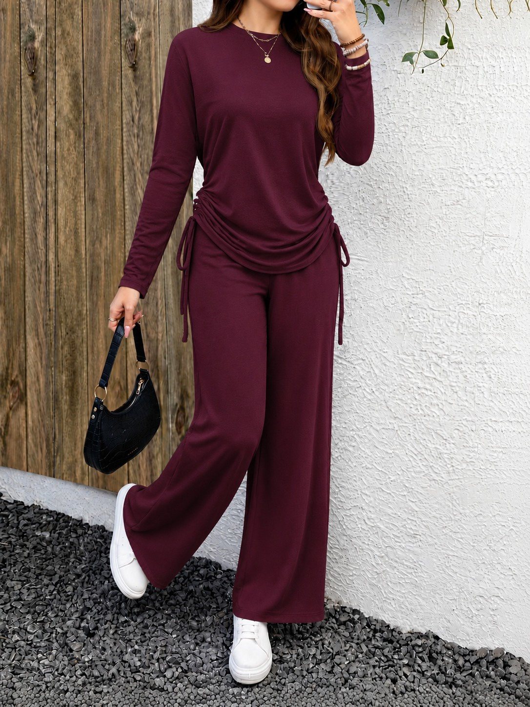 Girince 194848 Women's Long-Sleeve Top and Trousers Set