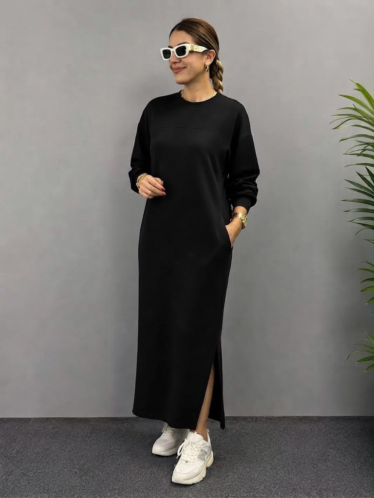 Girince 194844 Women's Long-Sleeve Maxi Dress