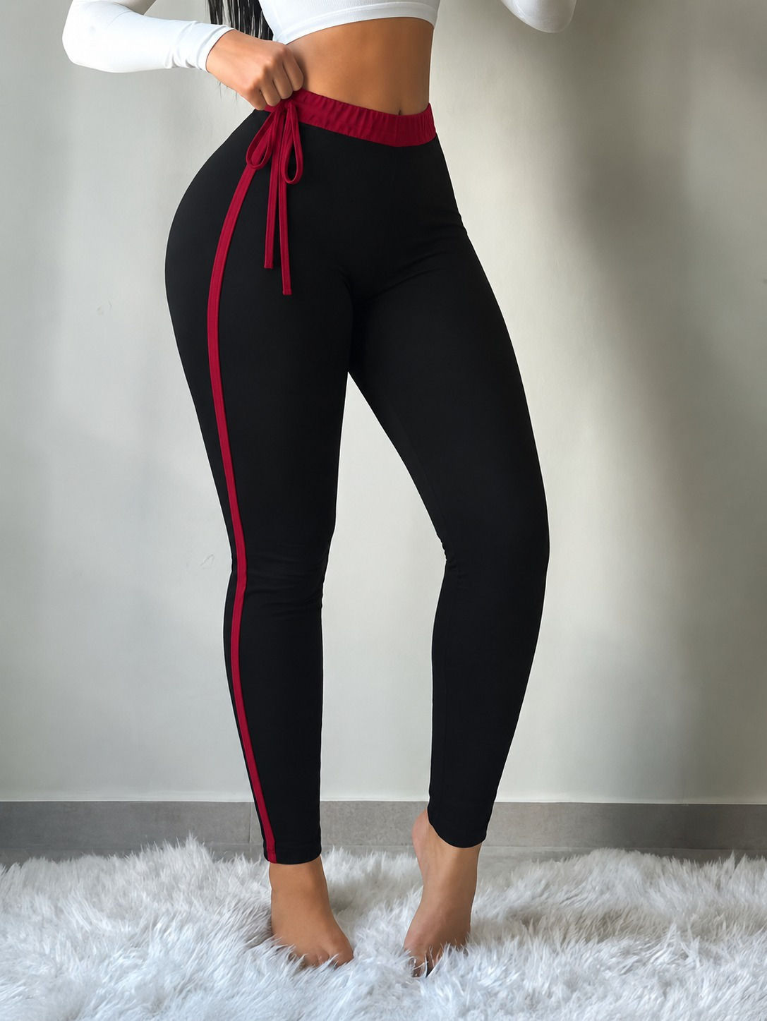 Girince 194760 Women's High-Waist Drawstring Leggings