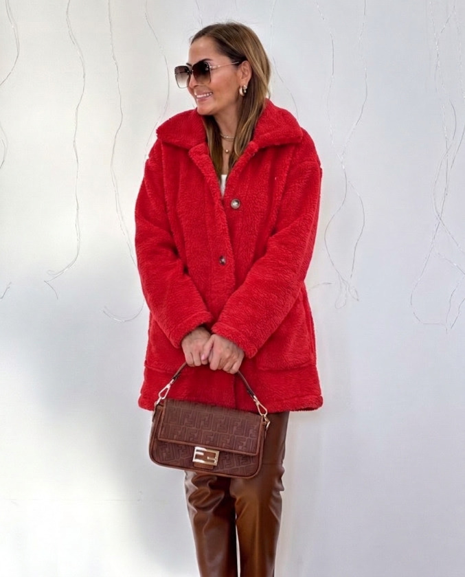 Girince 194682 Women's Long-Sleeve Collared Wellsoft Coat