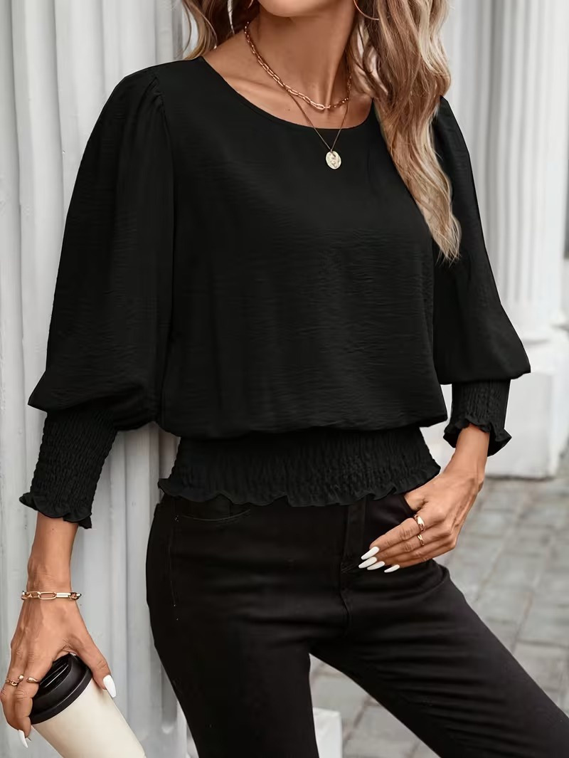Girince 194192 Women's Long-Sleeve Aerobin Blouse