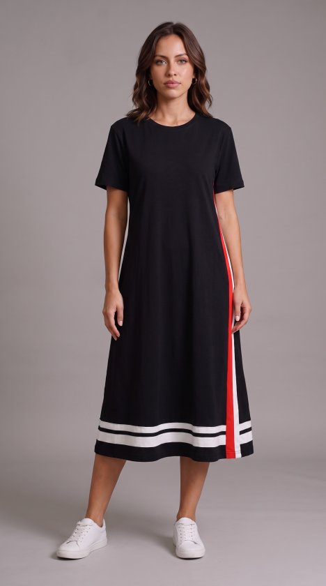 Girince 193230 Women's Short-Sleeve Midi Dress