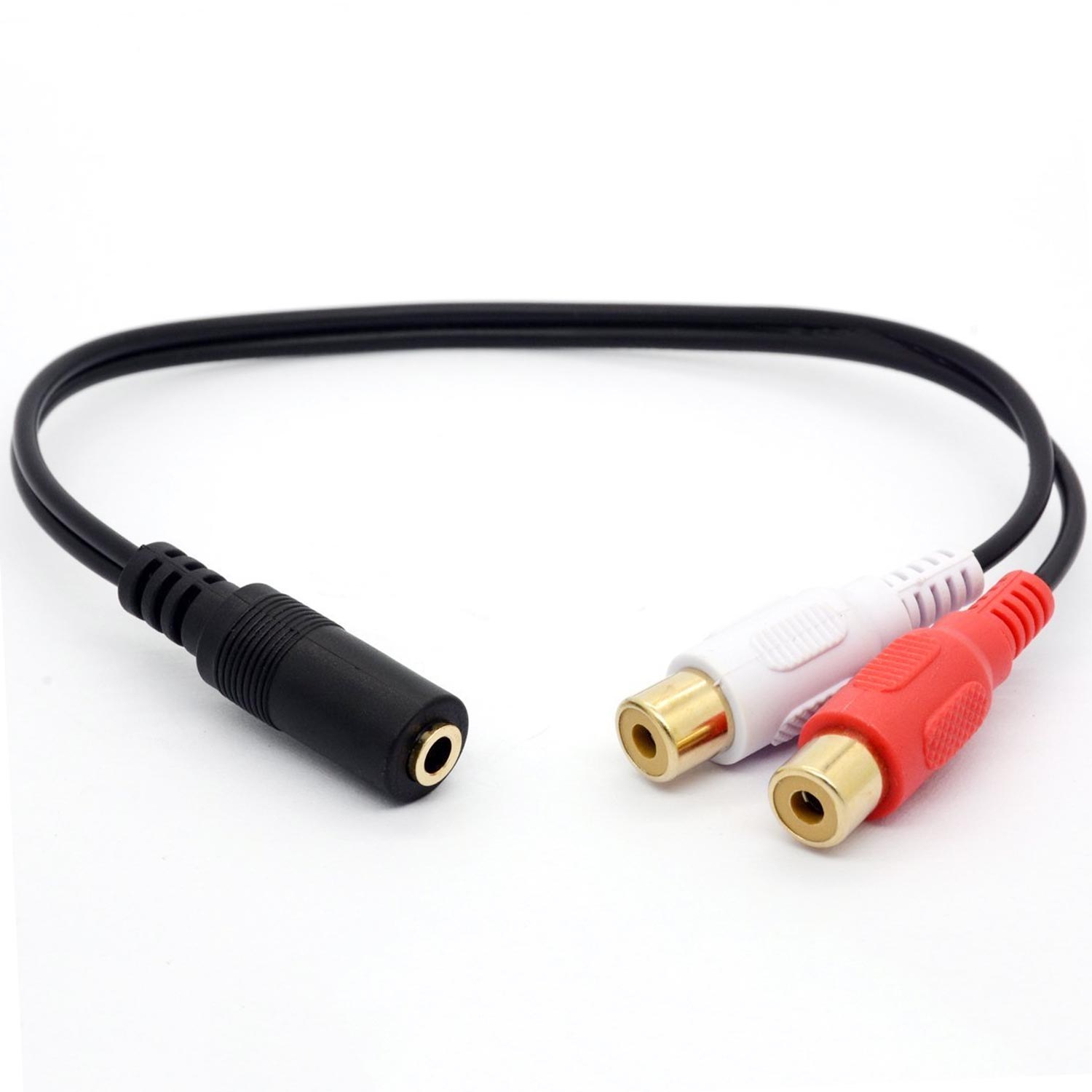 S-Link SL-358 15 cm 3.5 Female to 2 RCA Female Stereo Audio Cable