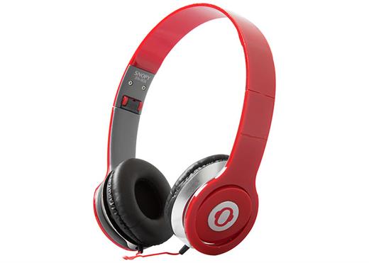 Snopy SN-909 Red Wired Headphones