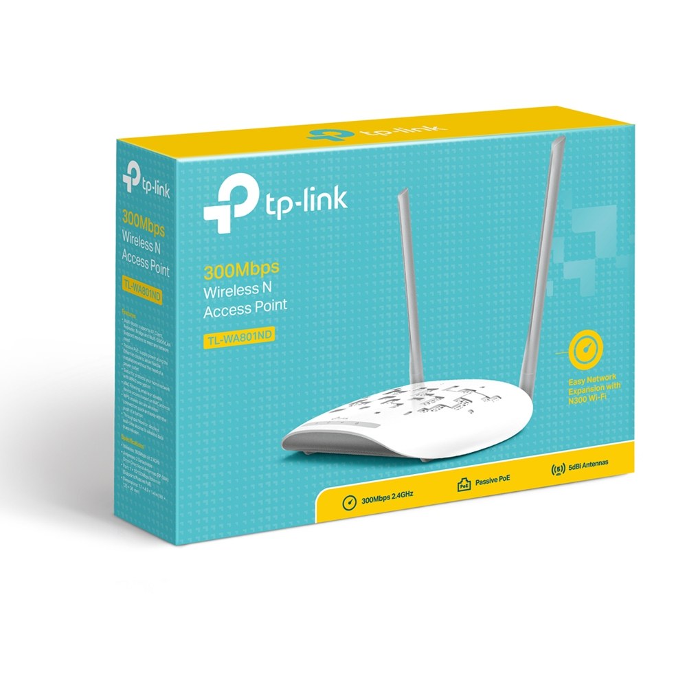 Tp-Link TL-WA801ND — беспроводная точка доступа N, 300 Мбит/с