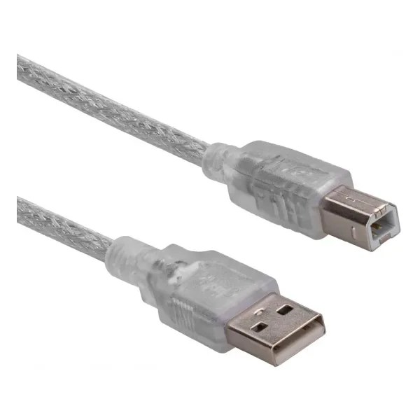 S-Link SL-U2005 USB 2.0 кабель для принтера, 5 м, прозрачный
