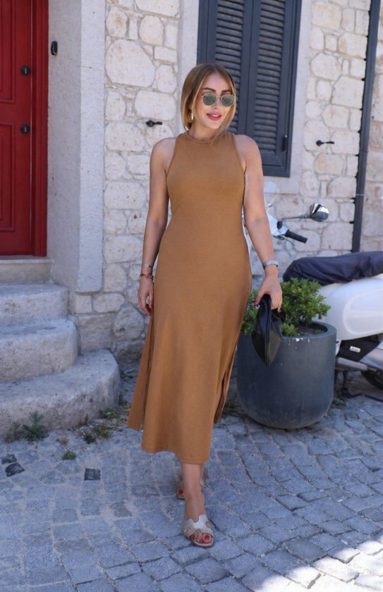 Girince 189799 Women’s Long Viscose Dress