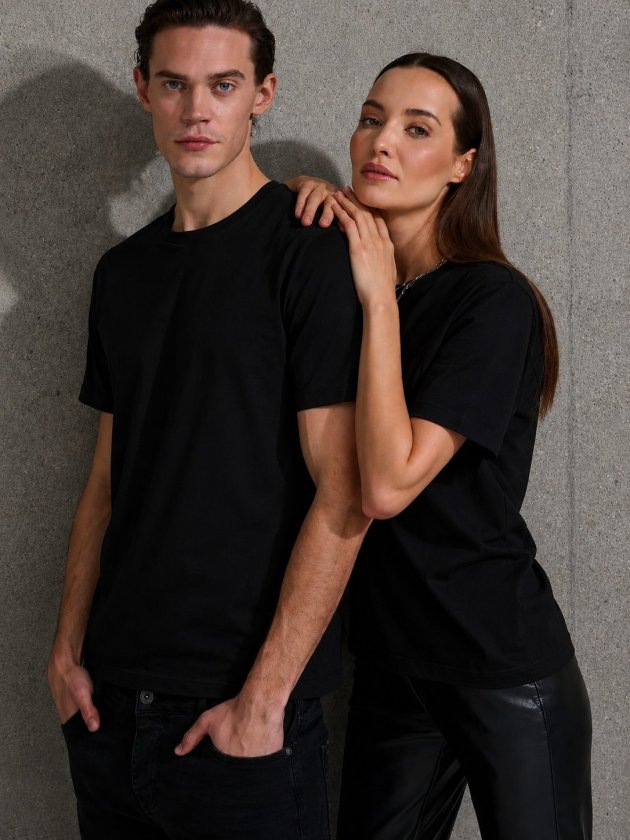 Girince 189798 Unisex Short-Sleeve Viscose Basic Blouse