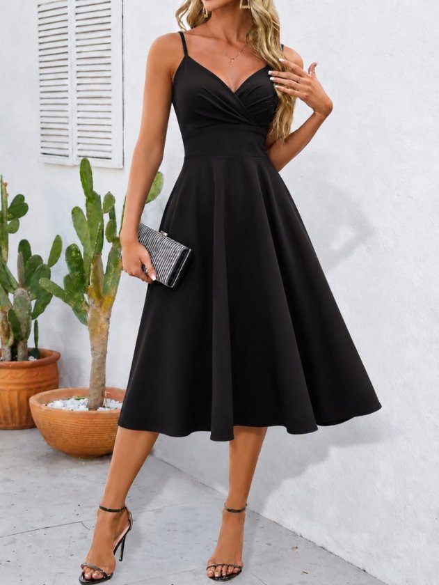 Girince 189754 Women's Spaghetti-Strap Midi Dress
