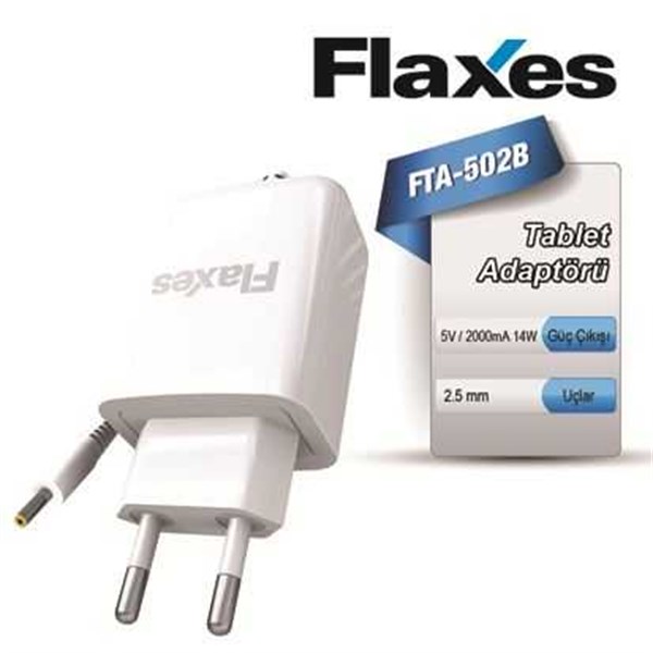 Flaxes FTA-502B Universal Tablet Charger 5V 2A White