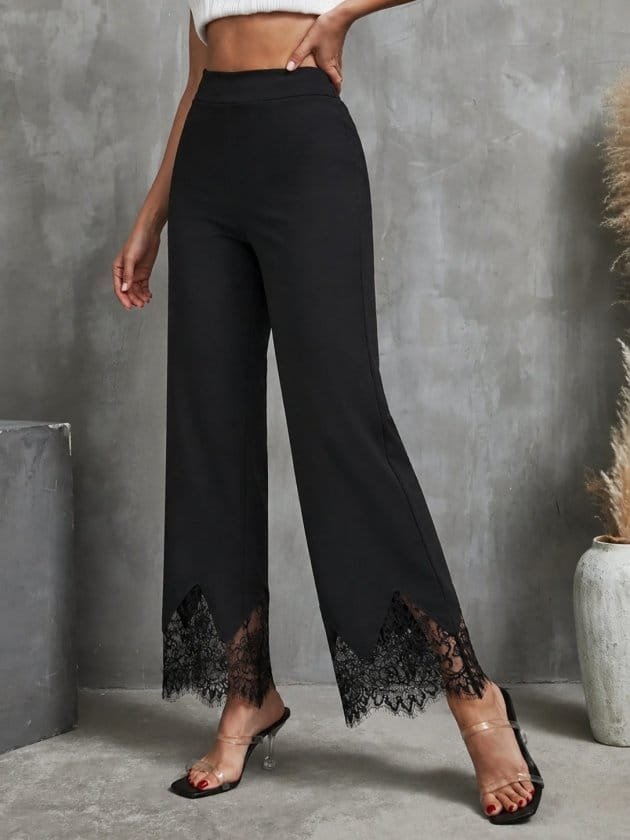 Girince 187973 Women's High-Waist Scuba Trousers
