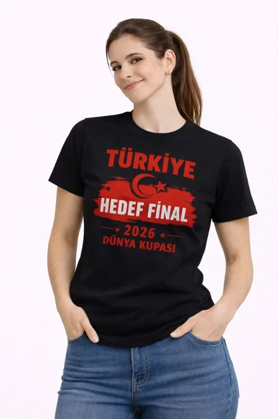 Girince 186742 Türkiye Print Black T-Shirt
