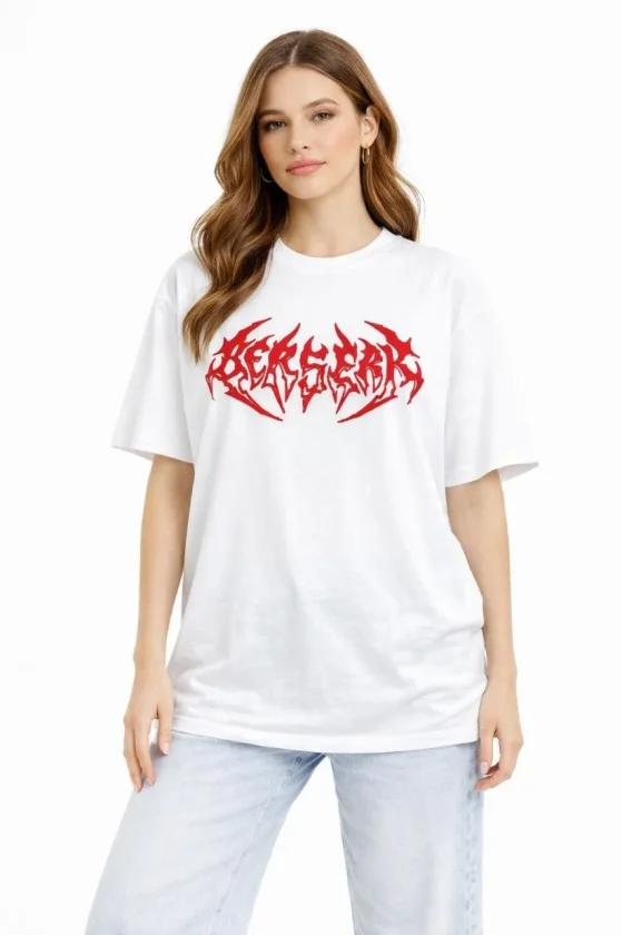 Girince 185765 Printed White Women's T-Shirt