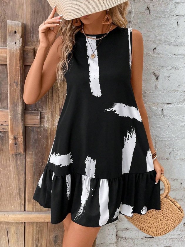 Girince 185756 Sleeveless Women's Short Dress