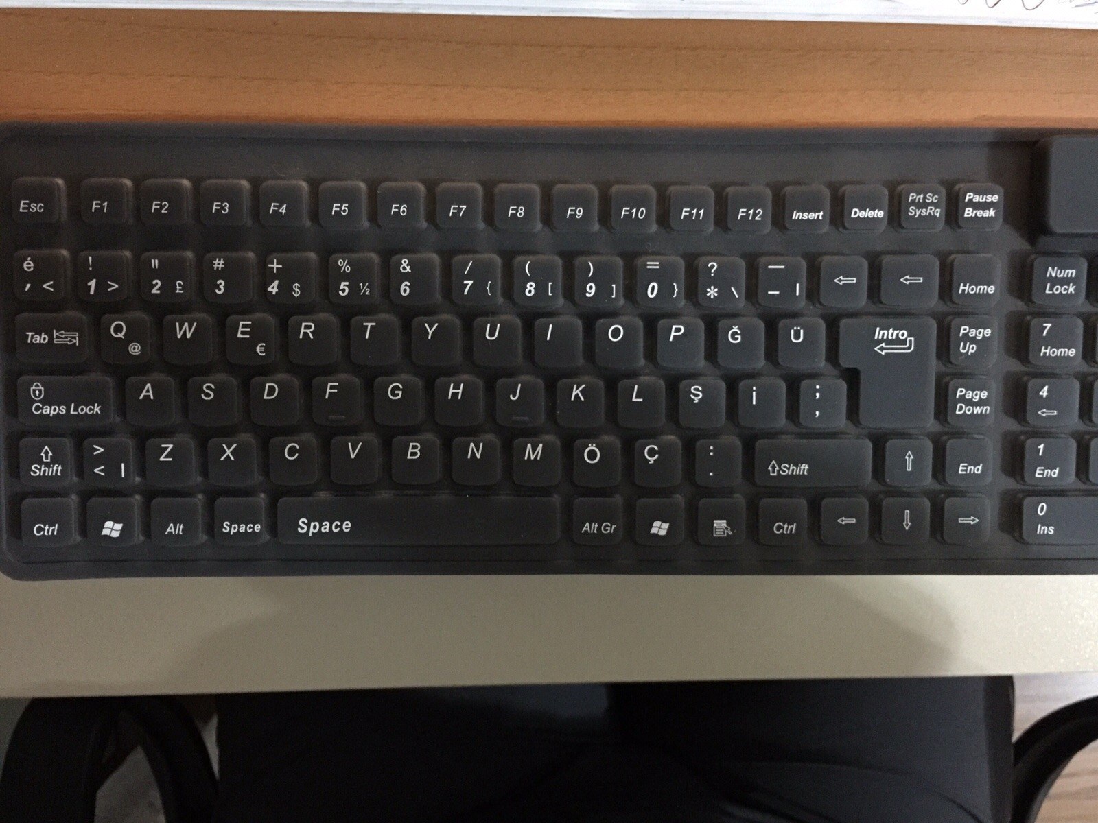 Everest SK-1089 Siyah USB Katlanabilir Combo Noteb