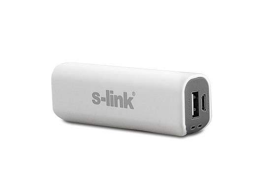 S-Link IP-735 Внешний аккумулятор 2400 мАч, белый