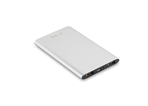 S-Link IP-P22 Внешний аккумулятор 4000mAh, тонкий, серебристый