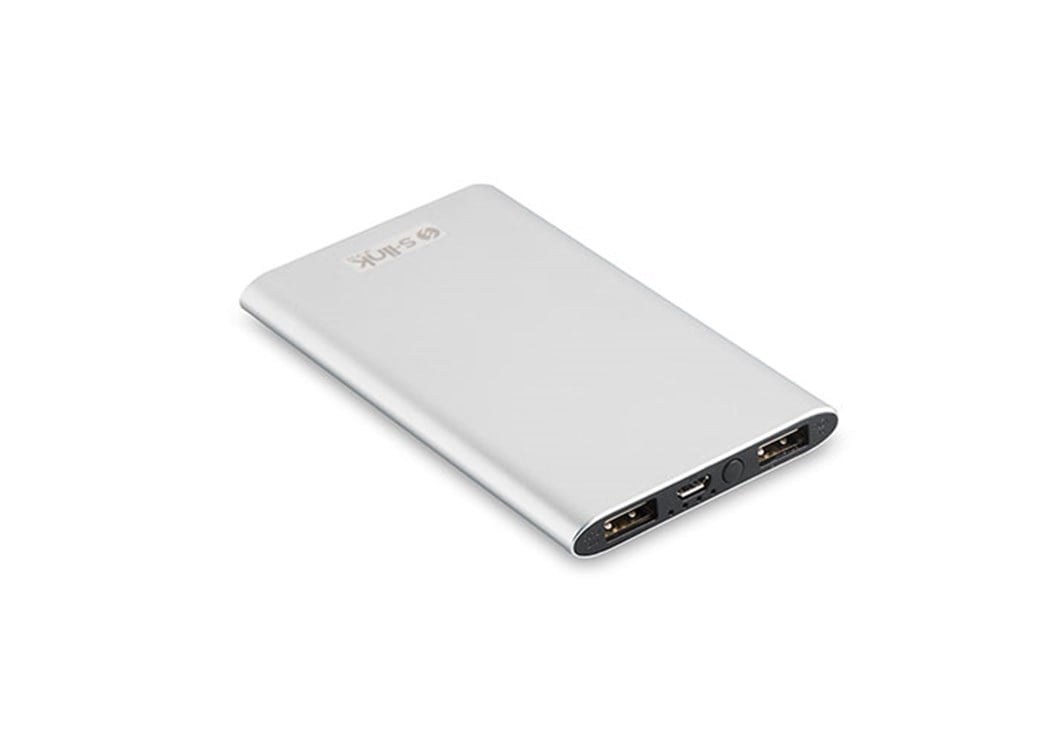 S-Link IP-P22 Внешний аккумулятор 4000mAh, тонкий, серебристый