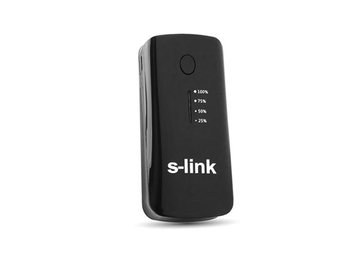 S-Link IP-710 5200mAh Power Bank, Black/Silver