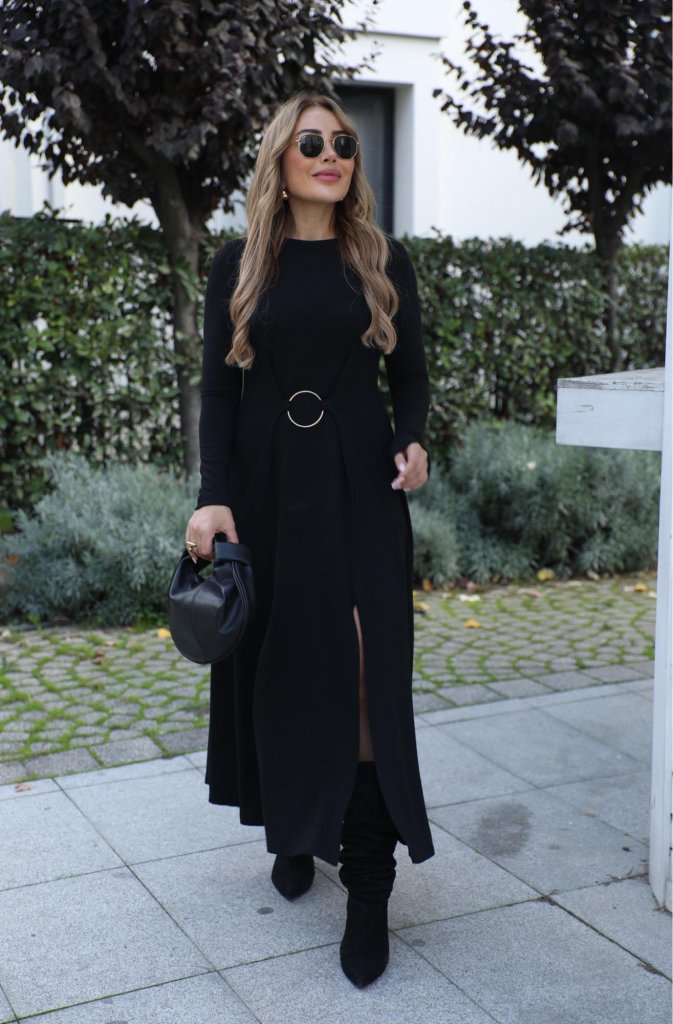 Girince 179031 Women's Long-Sleeve Maxi Dress