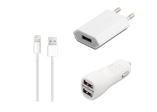 S-link IP-546 iPhone 5 Data Kablo + Ev + Araç Şarj