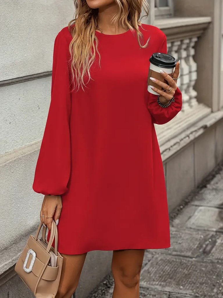 Girince 178649 Women's Long-Sleeve Mini Dress
