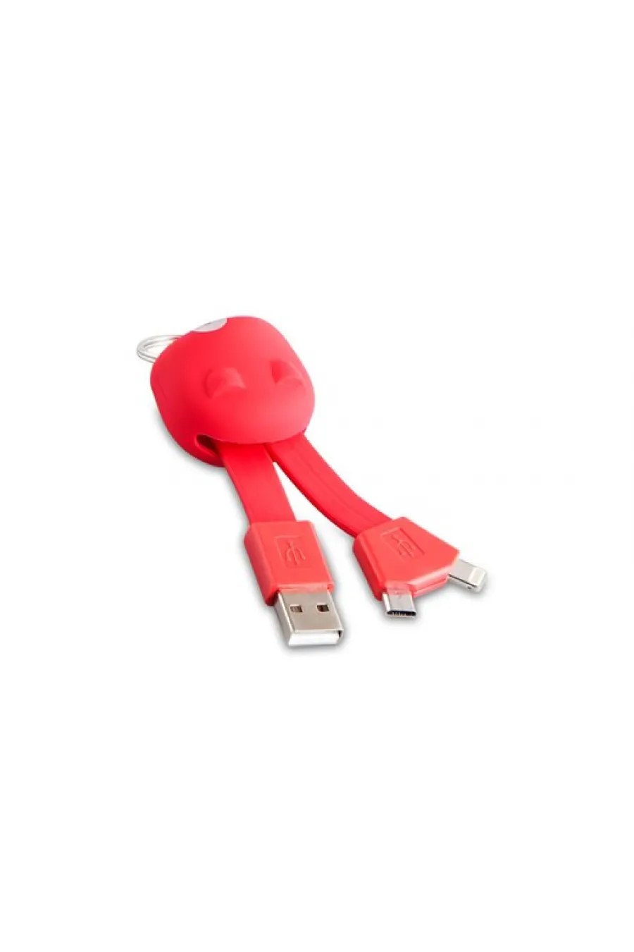 S-Link IP-304 Red iPhone 5/6+ Micro USB Adapter