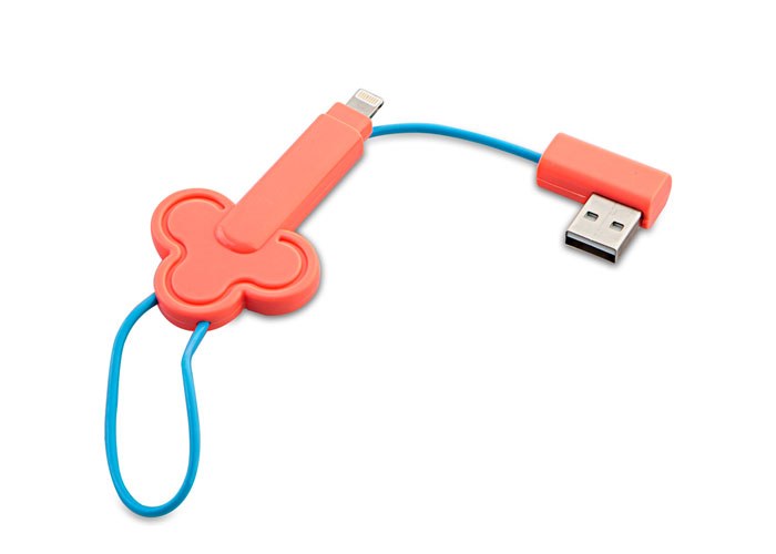 S-link IP-300 Pembe iPhone 5/6 to Usb Çevirici Kab