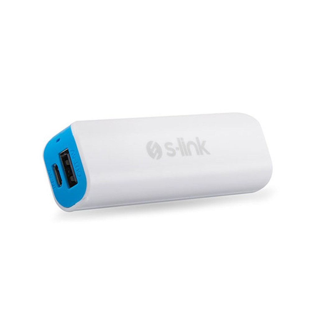 S-Link CYY-630 Внешний аккумулятор 2000mAh, белый/синий