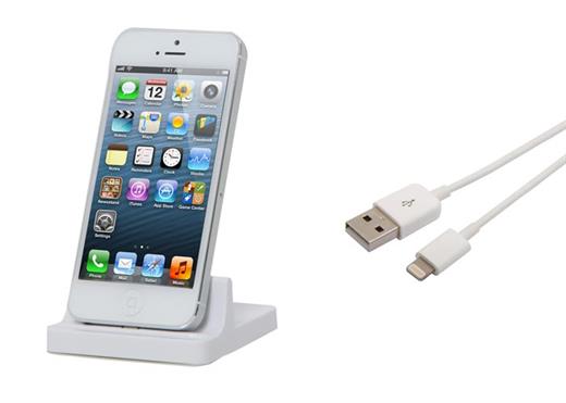 S-Link IP-528 iPhone 5 Stand, Data and Charging Cable
