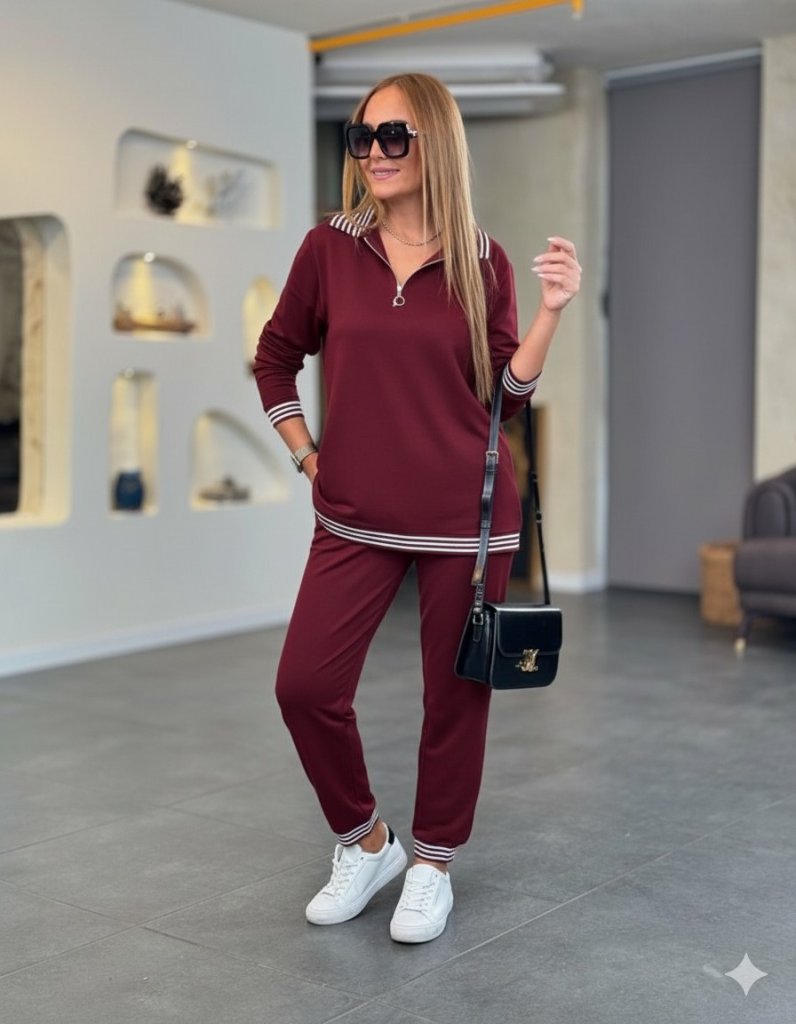 Girince 175463 Women's Zip-Up Co-ord Set