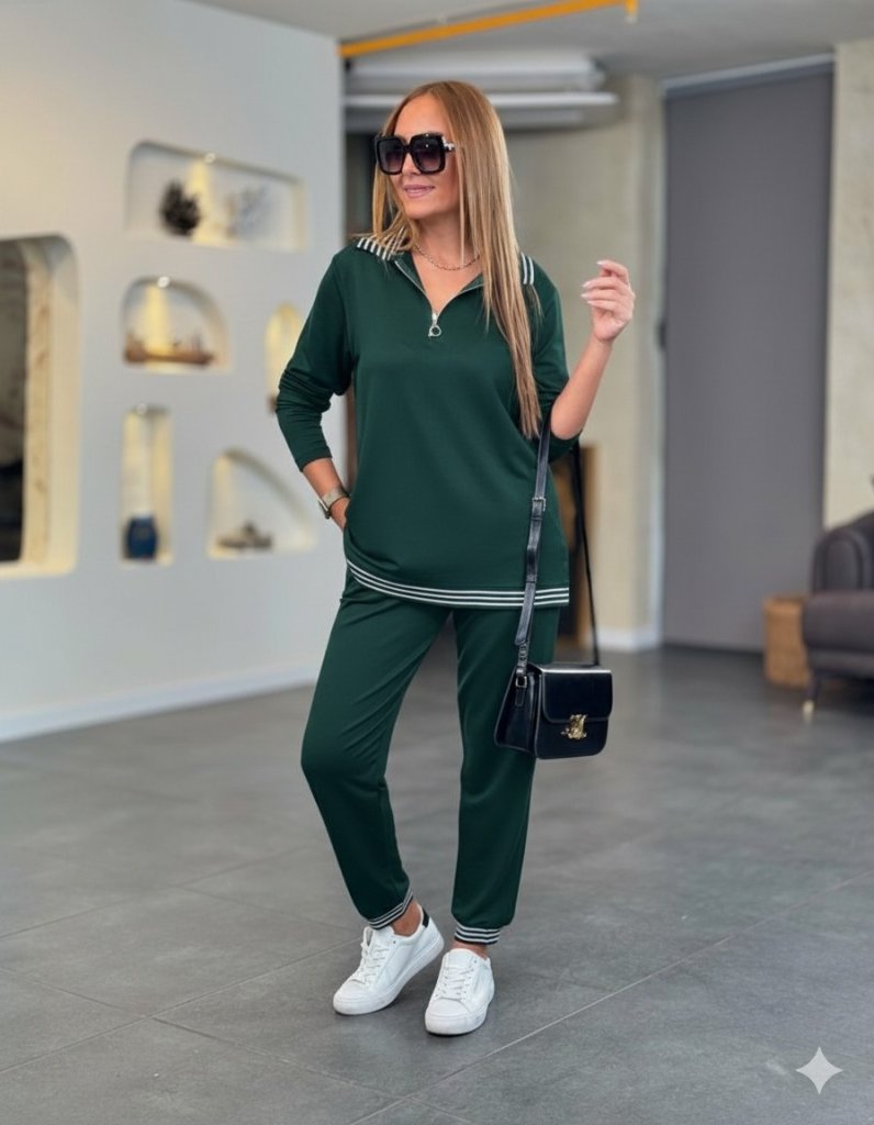 Girince 175462 Women's Zip-Up Co-ord Set