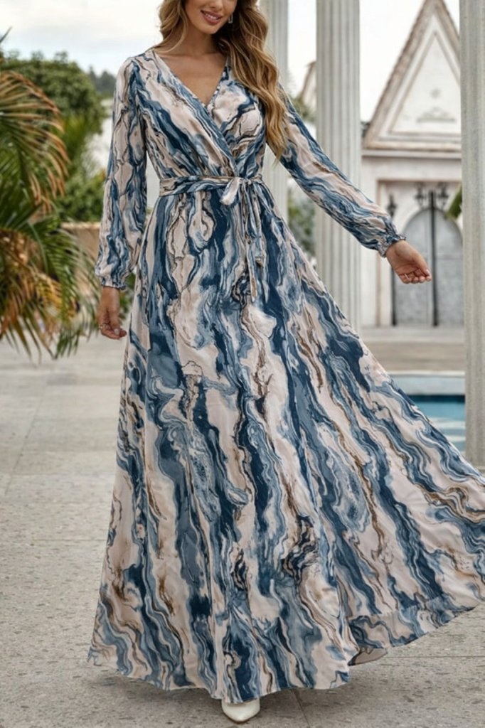 Girince 174673 Women's Patterned Maxi Dress