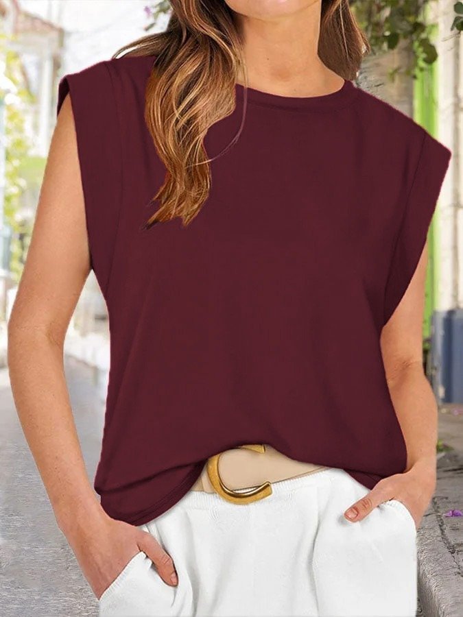 Girince 163618 Women's Short-Sleeve Viscose Blouse