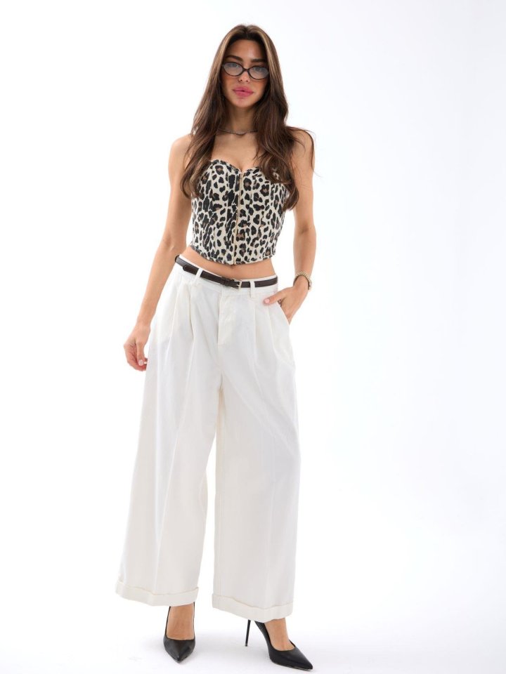 Girince 7396 Ecru Trousers
