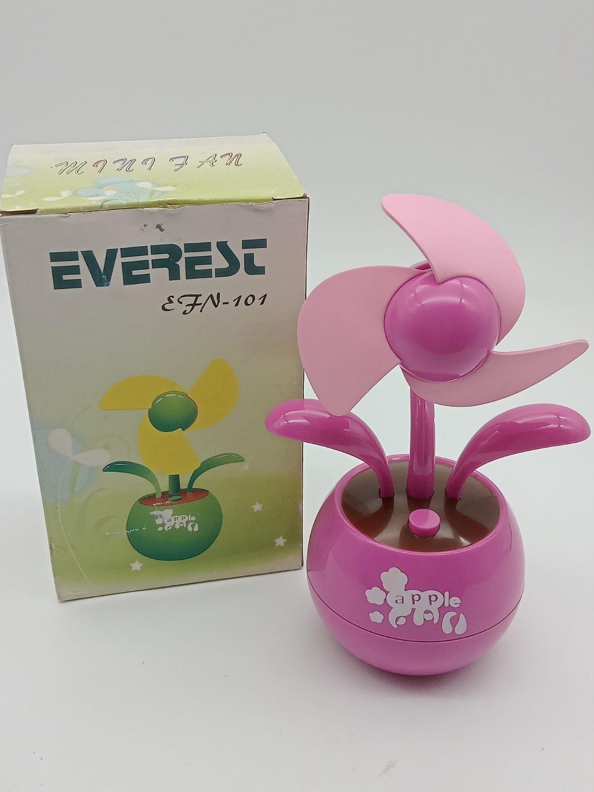 Everest EFN-101 USB Desk Fan, Assorted Colours
