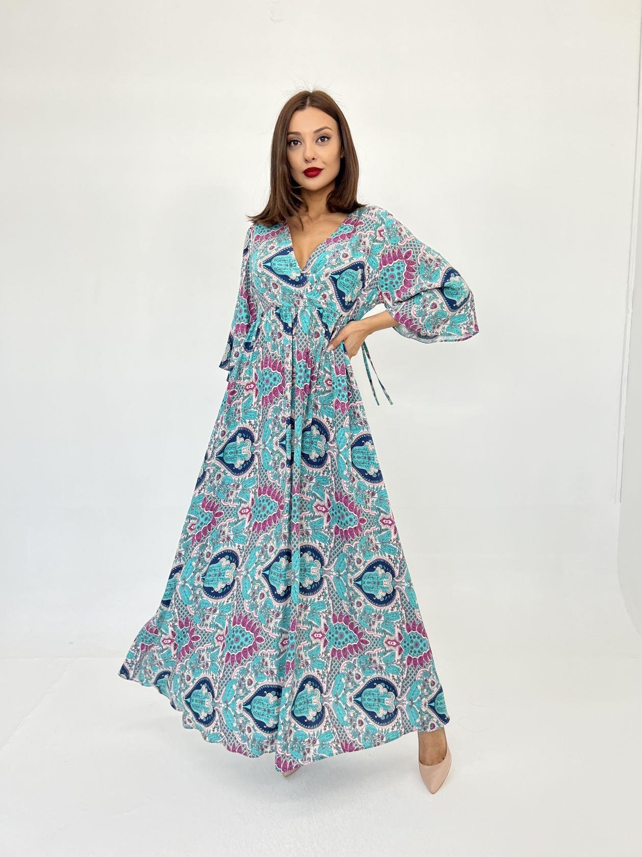 7035 Elbise-Mint