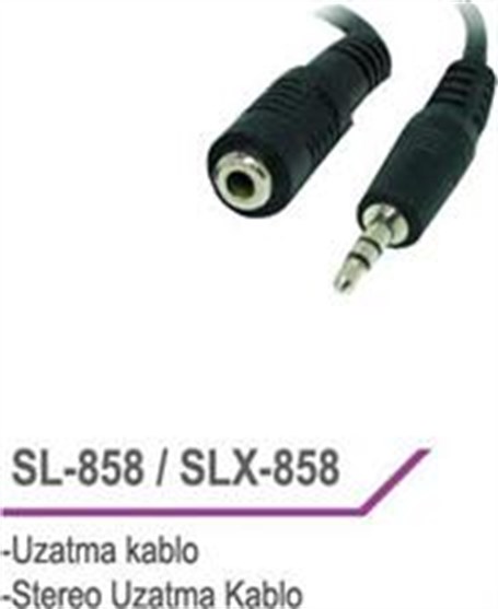 S-link SL-858 1.5m Stereo Uzatma Kablosu.