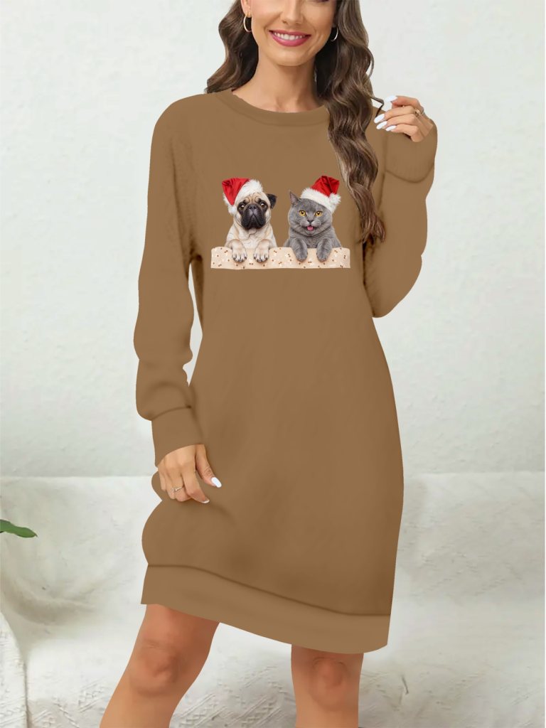 Girince 138630 Women's Long-Sleeve Printed Viscose Blouse